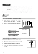 Preview for 20 page of Subaru Robin Industrial Products WORMS EXPLORER 6510 XL27 Instructions For Use Manual