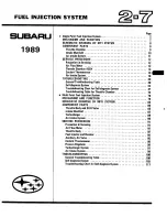 Предварительный просмотр 211 страницы Subaru 1989 Loyale Service Manual