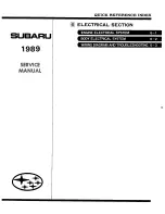 Предварительный просмотр 324 страницы Subaru 1989 Loyale Service Manual