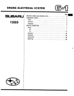 Предварительный просмотр 326 страницы Subaru 1989 Loyale Service Manual