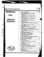 Предварительный просмотр 39 страницы Subaru 1992 Legacy Service Manual