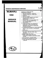 Предварительный просмотр 54 страницы Subaru 1992 Legacy Service Manual