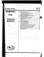 Предварительный просмотр 198 страницы Subaru 1992 Legacy Service Manual