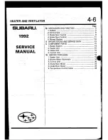 Предварительный просмотр 377 страницы Subaru 1992 Legacy Service Manual