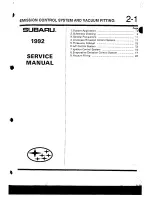 Предварительный просмотр 420 страницы Subaru 1992 Legacy Service Manual