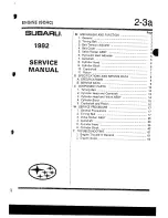 Предварительный просмотр 455 страницы Subaru 1992 Legacy Service Manual