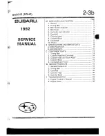 Предварительный просмотр 519 страницы Subaru 1992 Legacy Service Manual