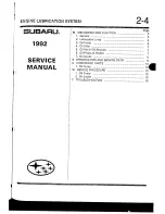 Предварительный просмотр 585 страницы Subaru 1992 Legacy Service Manual