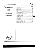 Предварительный просмотр 601 страницы Subaru 1992 Legacy Service Manual