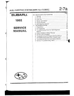 Предварительный просмотр 648 страницы Subaru 1992 Legacy Service Manual