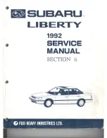 Предварительный просмотр 1034 страницы Subaru 1992 Legacy Service Manual