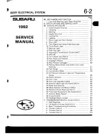 Предварительный просмотр 1084 страницы Subaru 1992 Legacy Service Manual