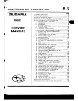 Предварительный просмотр 1198 страницы Subaru 1992 Legacy Service Manual