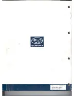 Предварительный просмотр 1316 страницы Subaru 1992 Legacy Service Manual