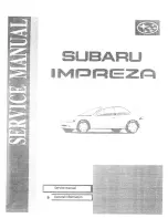 Предварительный просмотр 2 страницы Subaru 1997 Impreza Service Manual