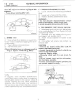 Предварительный просмотр 10 страницы Subaru 1997 Impreza Service Manual