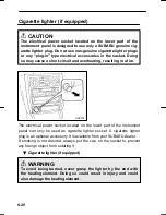 Предварительный просмотр 47 страницы Subaru 2000 Forester Owner'S Manual