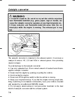 Предварительный просмотр 66 страницы Subaru 2000 Forester Owner'S Manual