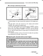 Предварительный просмотр 273 страницы Subaru 2000 Forester Owner'S Manual