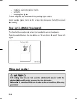 Предварительный просмотр 110 страницы Subaru 2000 Impreza Owner'S Manual