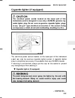 Предварительный просмотр 151 страницы Subaru 2000 Impreza Owner'S Manual