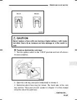 Предварительный просмотр 293 страницы Subaru 2000 Impreza Owner'S Manual