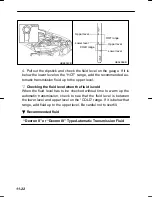 Предварительный просмотр 22 страницы Subaru 2000 Legacy Maintenance And Service