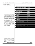 Subaru 2001 IMPREZA Service Manual предпросмотр