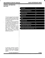 Предварительный просмотр 1 страницы Subaru 2002 Impreza Service Manual