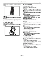 Предварительный просмотр 237 страницы Subaru 2004 Forester Service Manual