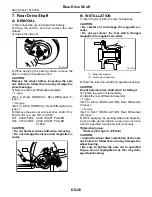 Preview for 190 page of Subaru 2004 LEGACY Service Manual