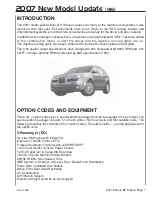 Предварительный просмотр 7 страницы Subaru 2007 B9 Tribeca Technicians Reference Booklet