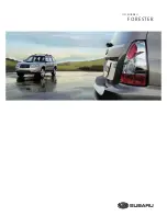 Предварительный просмотр 1 страницы Subaru 2007 FORESTER 2.5 X Brochure & Specs