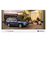 Subaru 2008 FORESTER Brochure & Specs предпросмотр