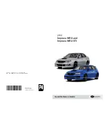 Предварительный просмотр 1 страницы Subaru 2012 Impreza WRX Quick Reference Manual