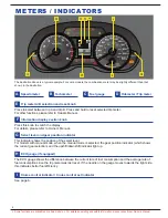 Предварительный просмотр 8 страницы Subaru 2014 Impreza Quick Reference Manual