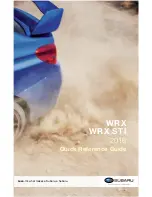 Subaru 2016 WRX STI Quick Reference Manual предпросмотр