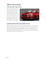 Предварительный просмотр 24 страницы Subaru 2016 WRX STI Quick Reference Manual