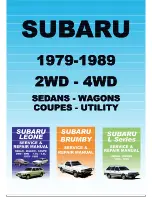 Subaru Brumby 1979 Service & Repair Manual предпросмотр