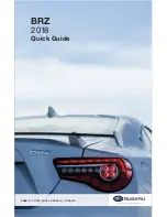 Предварительный просмотр 1 страницы Subaru BRZ 2018 Quick Manual