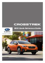 Subaru CROSSTREK 2020 Quick Reference Manual предпросмотр