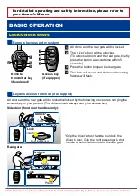 Предварительный просмотр 2 страницы Subaru CROSSTREK 2020 Quick Reference Manual