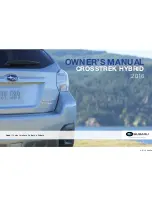 Subaru CROSSTREK HYBRID 2016 Owner'S Manual предпросмотр