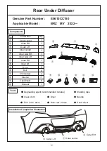 Preview for 2 page of Subaru E5610CC150 Installation Manual