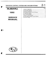 Предварительный просмотр 15 страницы Subaru EJ22 Repair Manual