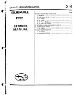 Предварительный просмотр 111 страницы Subaru EJ22 Repair Manual