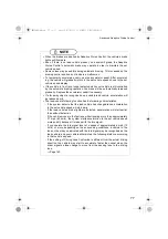 Предварительный просмотр 77 страницы Subaru EyeSight Owner'S Manual