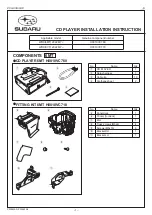 Subaru H0010VC770 Installation Instruction предпросмотр