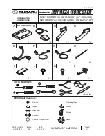 Subaru H621SSC001 Installation Instructions Manual предпросмотр