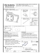 Subaru H630SFJ200 Installation Instructions Manual preview